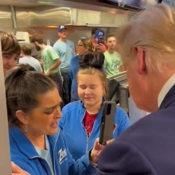 WATCH: Emotional Moment as South Carolina Asks President Trump if She Can Pray For Him