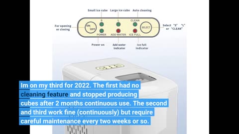 CROWNFUL #IceMaker Machine for Countertop 9 Bullet-Overview