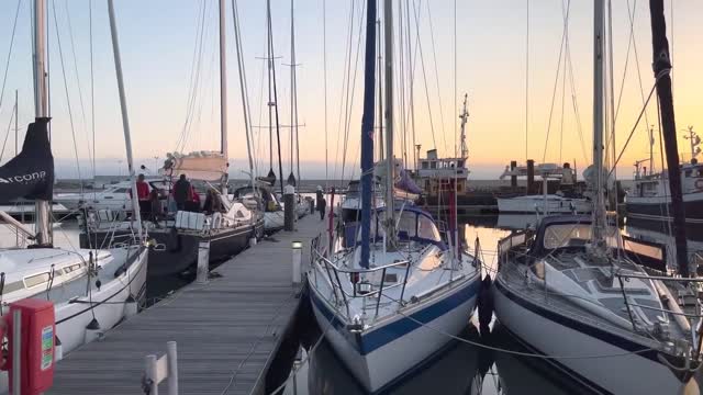 Easter Sunset - Portland Marina 2022