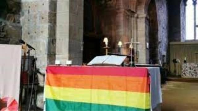 Pride Flag On Church Altar Sparks Almighty Court Battle