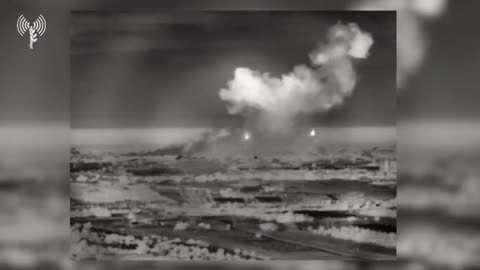 Israel Defense Force , ( IDF ) released night vision video of there attack on Gaza