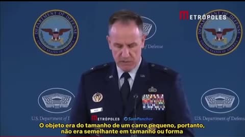 OVNI ACABA DE SER ABATIDO PELA FORÇA AÉREA AMERICANA