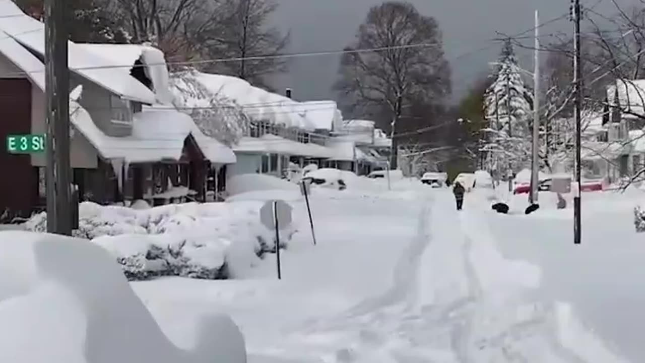 The first big snowfall of the season blanketed parts of New York, Pennsylvania...