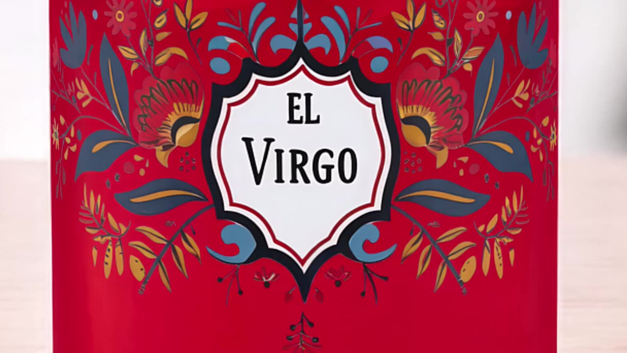 Vaso único con diseño artesanal de El Virgo #arte #vasos