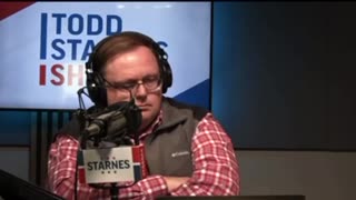 President Donald Trump with Todd Starnes- February 6, 2023