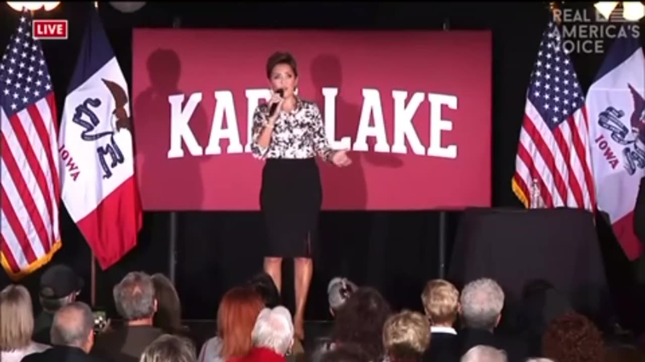 Kari Lake Teases Senate, VP Run At Iowa Rally