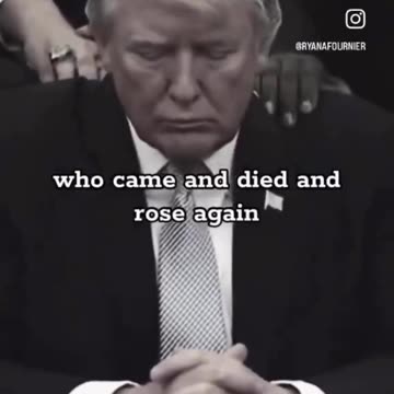 Praying President Trump