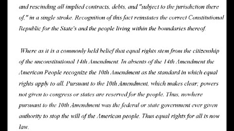 The Unconstitutional 14th Amendment - Part 2