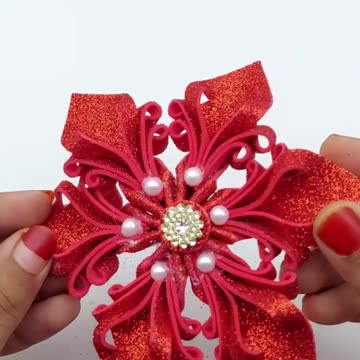 DIY Christmas Snowflakes❄️Handmade Crafts For Xmas Tree Decorations🎄