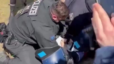The German police restore order and discipline. Education is important.