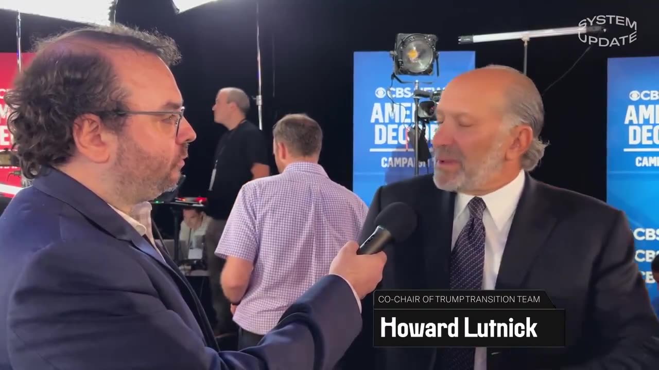 Howard Lutnick, CEO of Cantor Fitzgerald and co-chair of Trump's transition team