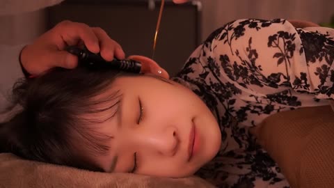 [ASMR] You will sleep soundly with this ear massage