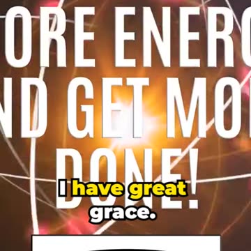 Unleashing energy through affirmations