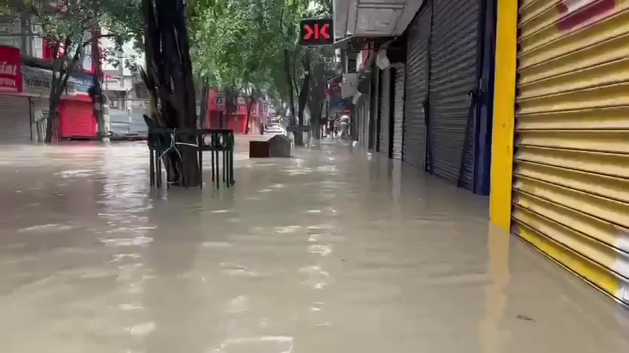 Terrible Flood In Imphal Of Manipur, India