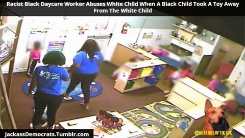 Black Daycare Worker Abuses White Child ....