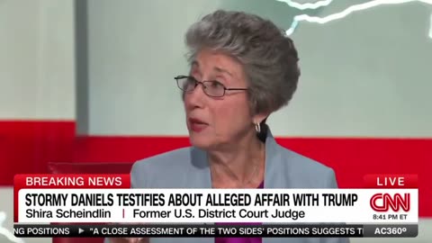 CNN has a Former US District Court Judge weigh in on Stormy's testimony