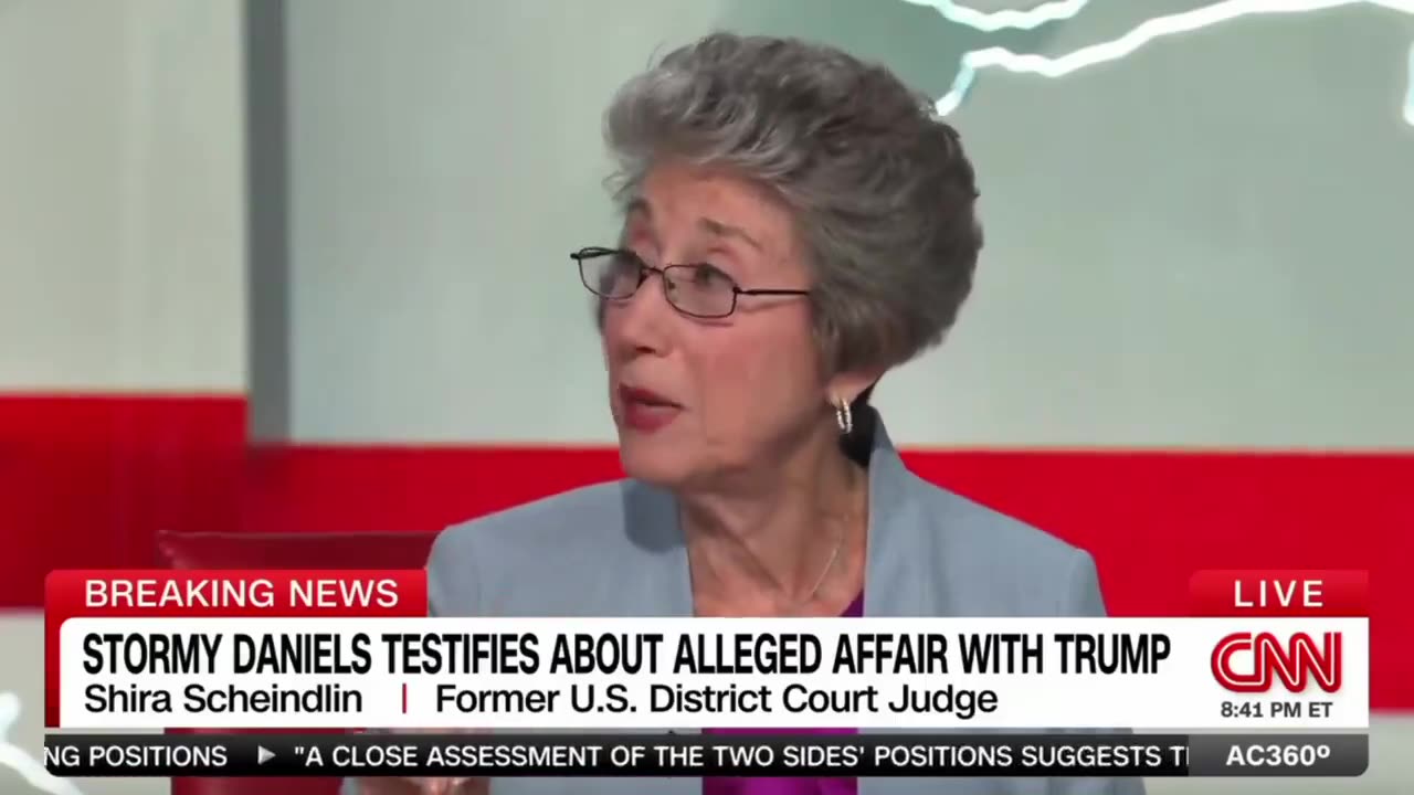 CNN has a Former US District Court Judge weigh in on Stormy's testimony