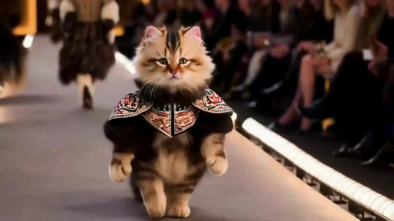 A Catwalk Like No Other: AI-Powered Cat Fashion Show 🐾✨