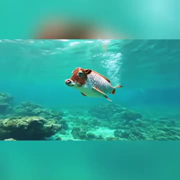 Fish with a bulls Head