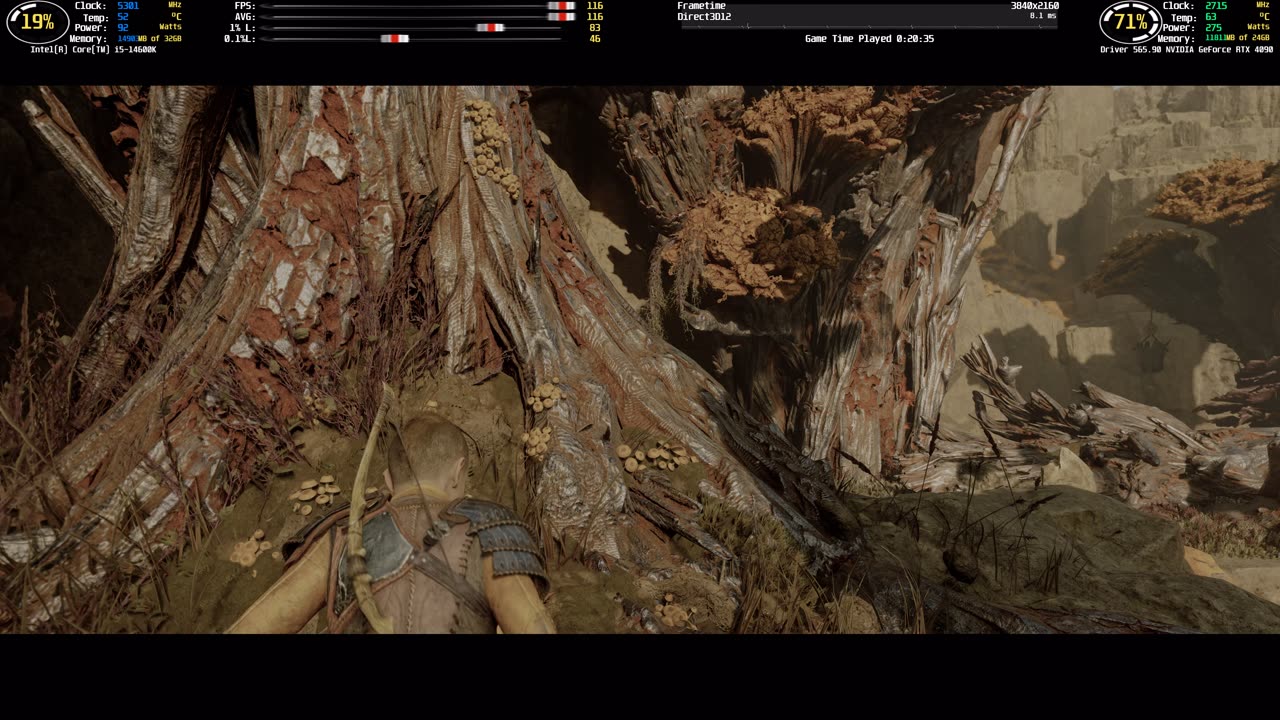 God of War Ragnarok Play As Atreus Looks Fantastic 4K HDR Fun Pc Gameplay Rtx 4090