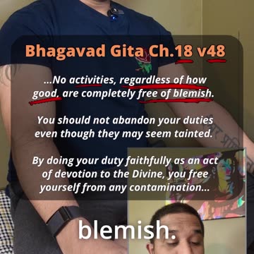 Cure to perfectionism & Imposter Syndrome in the Bhagavad Gita (Daily Gita Study Day 52)