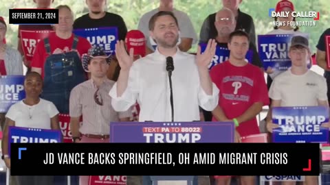 JD Vance Backs Springfield, OH Amid Migrant Crisis
