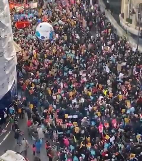 More than half a million workers are on strike across the UK