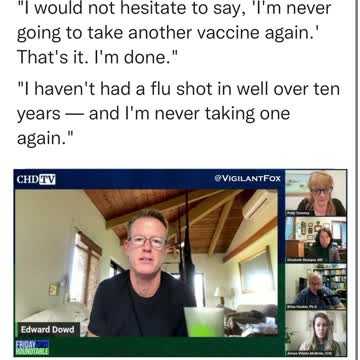 “I’m never going to take another vaccine again”