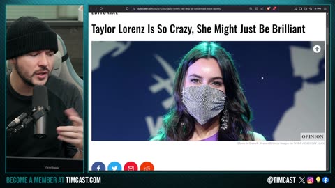 Taylor Lorenz ROASTED For Saying We RAW DOG THE AIR By Not Wearing COVID Masks YEARS LATER