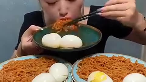 Eating eggs challenge