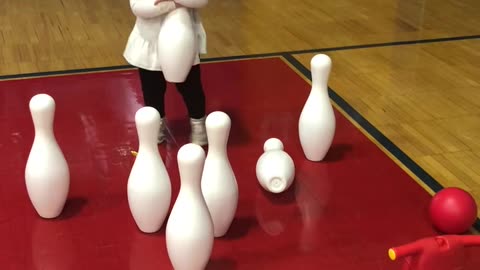 Only and Cutest Bowler to get Mad that her Pins Fell