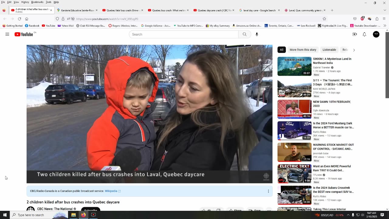 Quebec bus crash HOAX