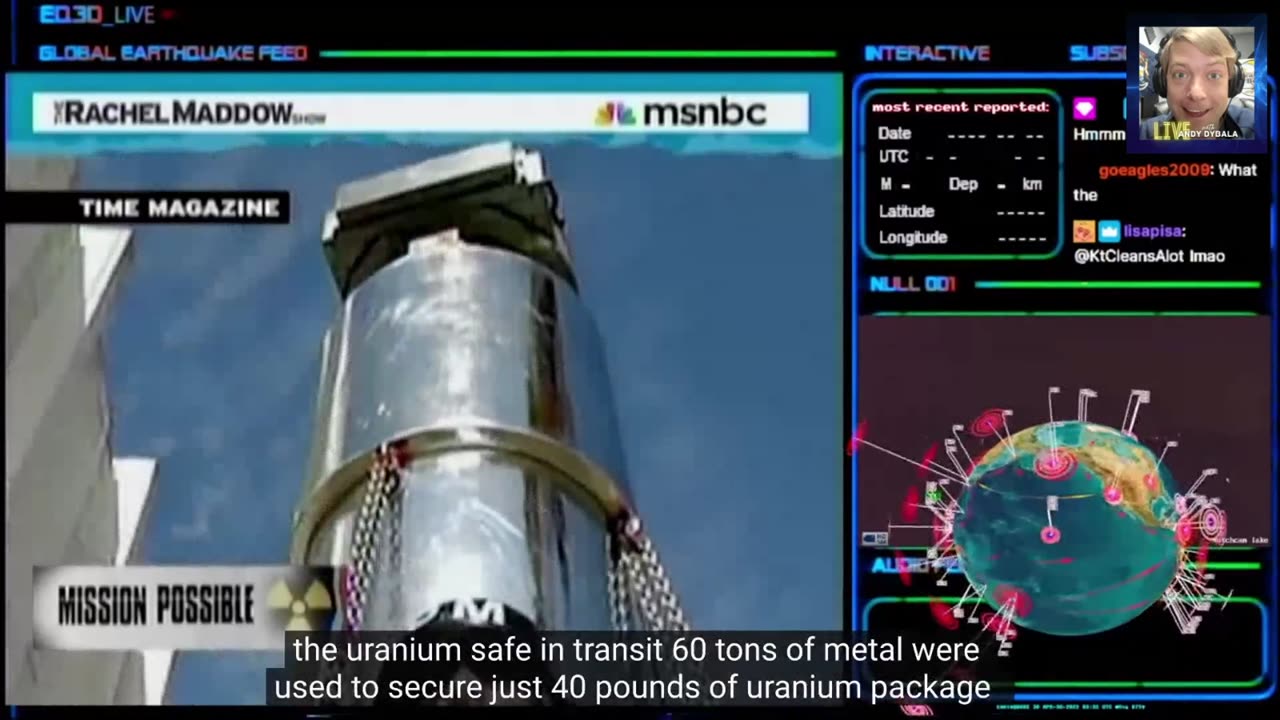 US Secret Mission to Remove Highly Enriched Uranium During an Earthquake