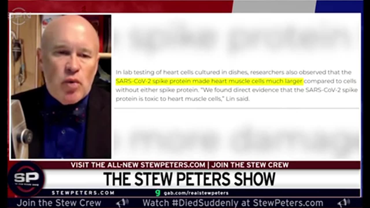 STEW PETERS ☝️STATE OF UNION FAKE AS BIDEN 🥸 GPS SNAGS 👶FROM FAMILY🤨SPIKE PROTEIN MRNA ☠️TO 🫀MUSCLE CELLS SATANIC TEMPLE 24/7 HOTLINE FOR ABORTIONS