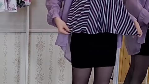 Try on Stylish look with windy top