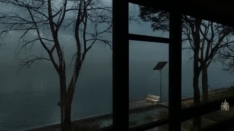 A Walk in the Rain Relaxing with the Sounds of Heavy Rain