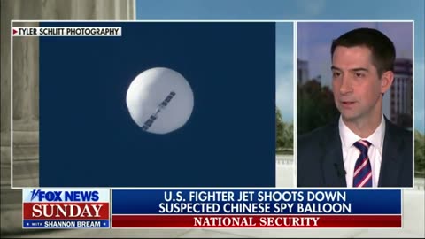 SCAREDY JOE! Cotton Blasts Biden for Mishandling Chinese Spy Balloon, 'He Failed The Test'