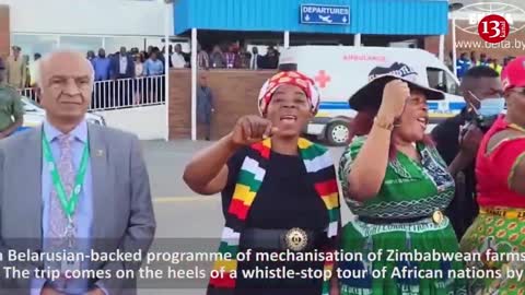 Welcoming ceremony for Lukashenko in Zimbabwe goes viral: Garland put around his neck…