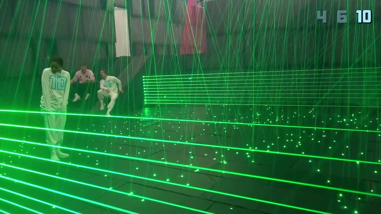 Worlds biggest laser maze😈
