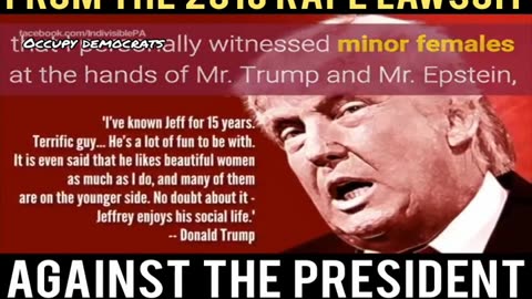 Donald Trump allegedly raped 13 year old Katie Johnson
