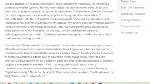 Transhumanism: a set of very bad ideas
