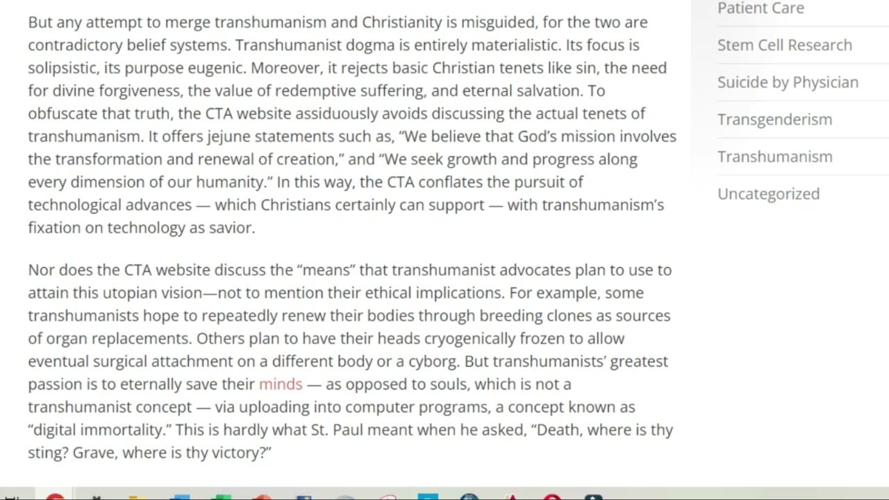 Transhumanism: a set of very bad ideas
