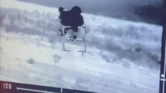 Javelin Dive Bombing Russian Tank
