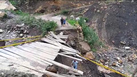 Puente El Congreso, en San Andrés, Santander