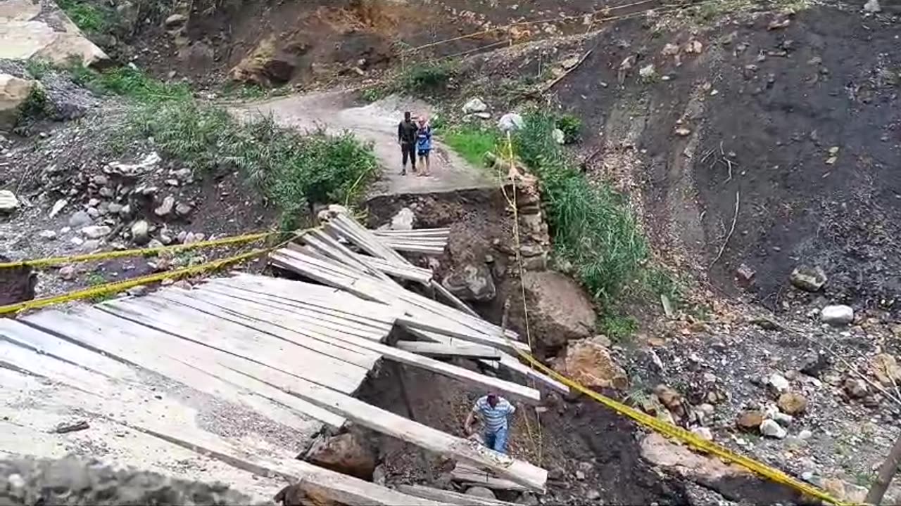 Puente El Congreso, en San Andrés, Santander