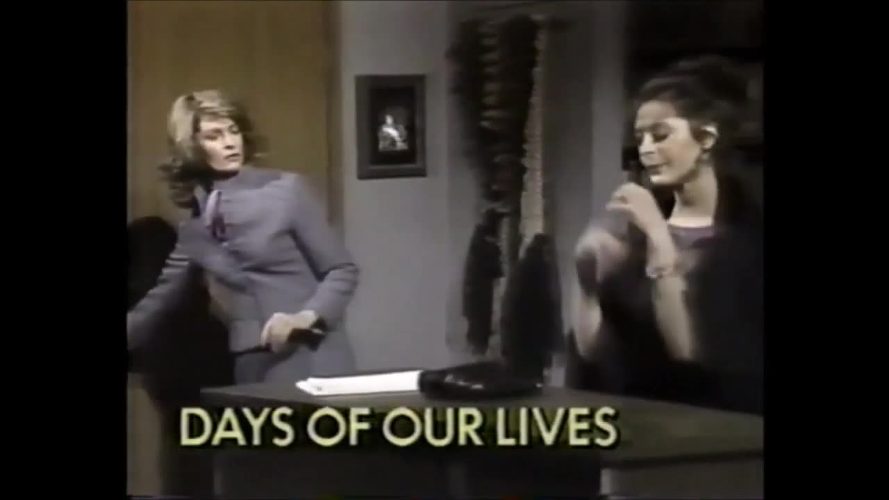 DAYS OF OUR LIVES 1982 Promo with Brenda Benet