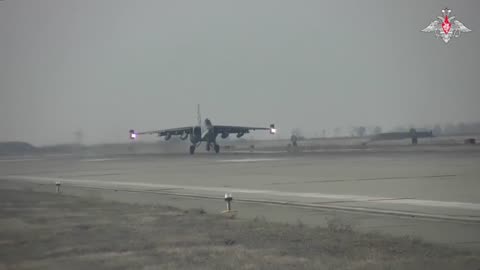 Ground-Attacking Fighter Jet Su-25 Of Russian Federation