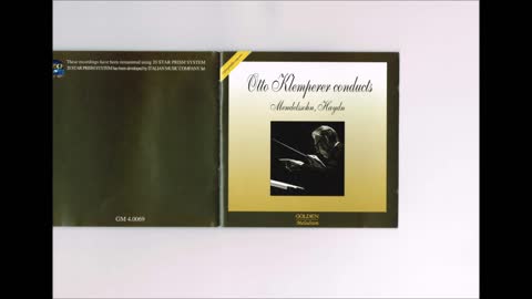 Mendelssohn - “Fingal's Cave” Overture Klemperer Bayerischer