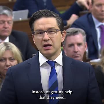 Pierre Poilievre told Canada that they should never tell people with depression to end their lives.