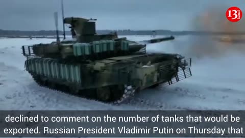 Russia shows video of tank drills as tensions grow over Western supplies to Ukraine